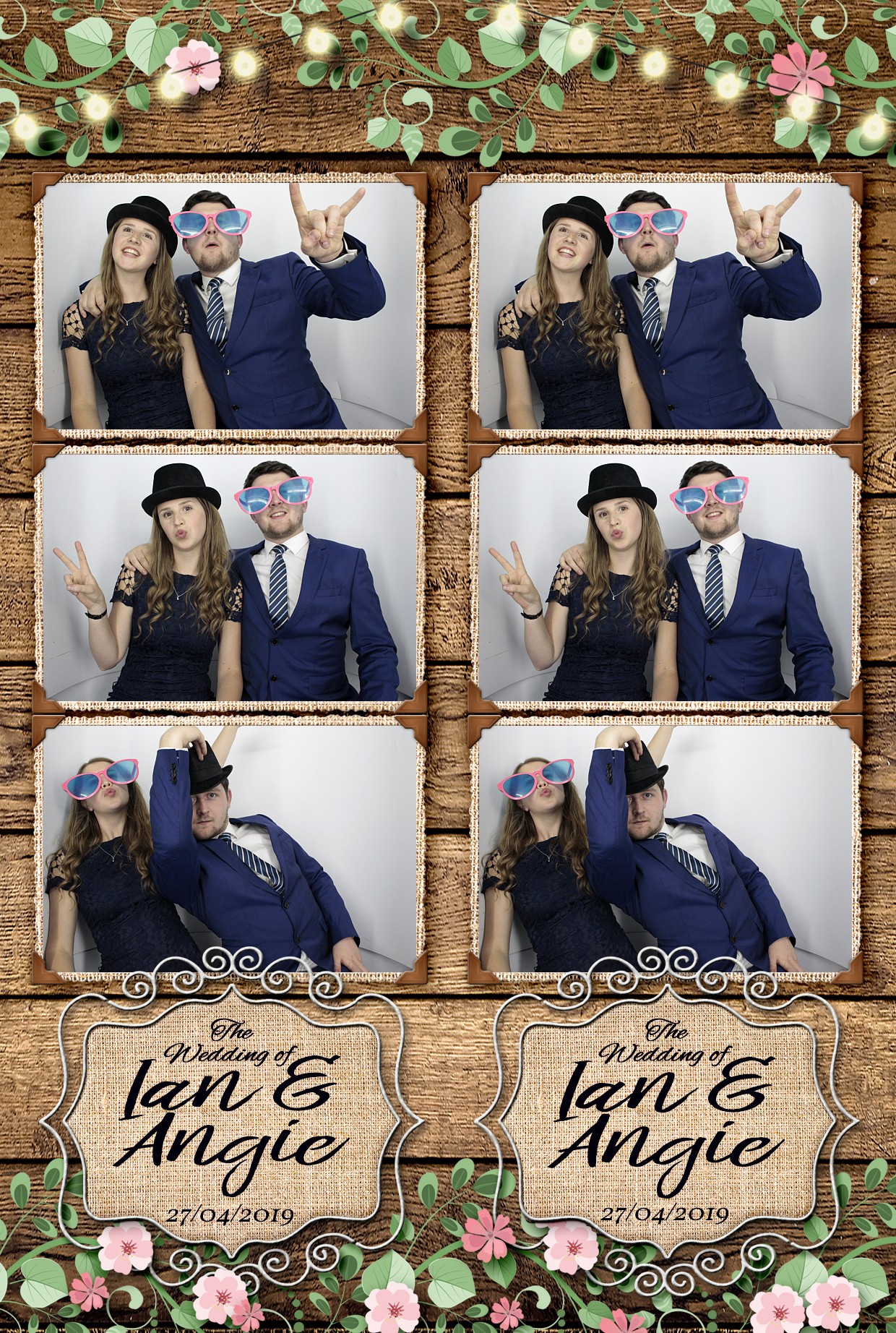 Ian & Angie’s wedding  | View more photos from the event at gallery.myphotoboothexperience.co.uk/u/MyPhotoBoothExperienceLtd/Ian-Angie’s-wedding
